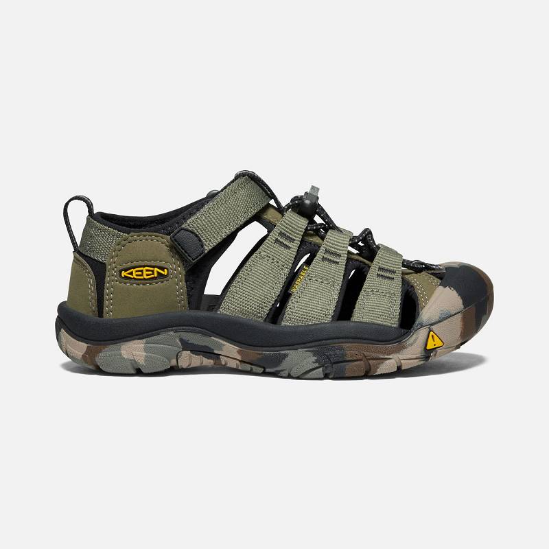 Keen Newport H2 Trekkingsandalen Kinder DE-79806 Dusty Olive - Keen Kinderschuhe Olivgrün